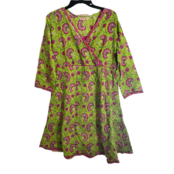 NWT ANOUK DRESS FLOWY DRESS WITH 3/4 SLEEVE - Picture 1 of 6